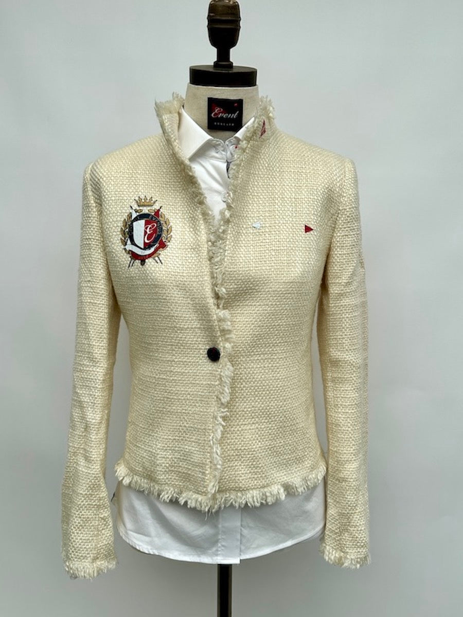 Womens Cream Boucle Jacket