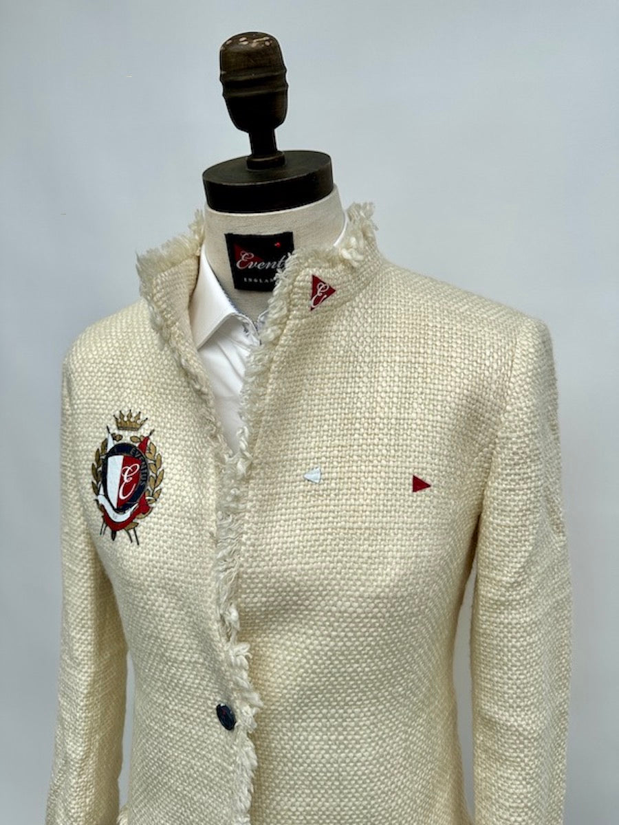 Womens Cream Boucle Jacket