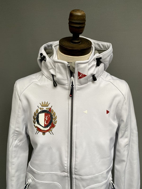 Womens Crest Detach Hood Waterproof Stretch Jacket