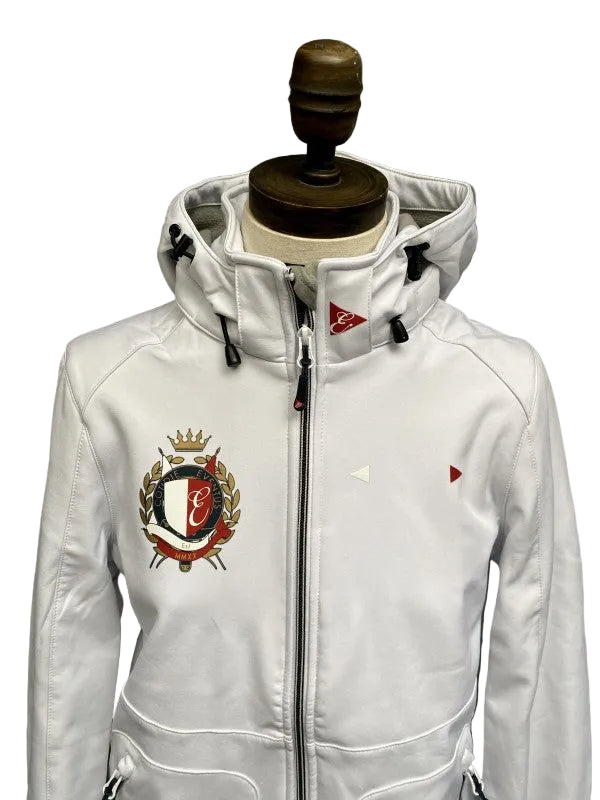 Womens Crest Detach Hood Waterproof Stretch Jacket