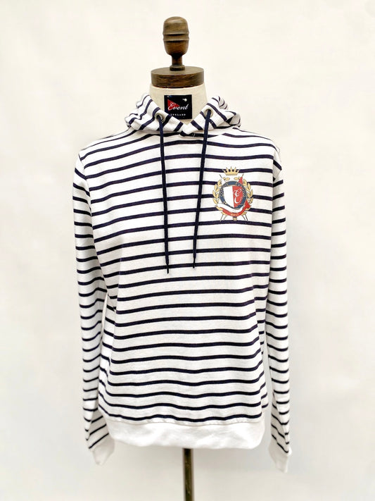 Womens Stripe Crest Hoodie