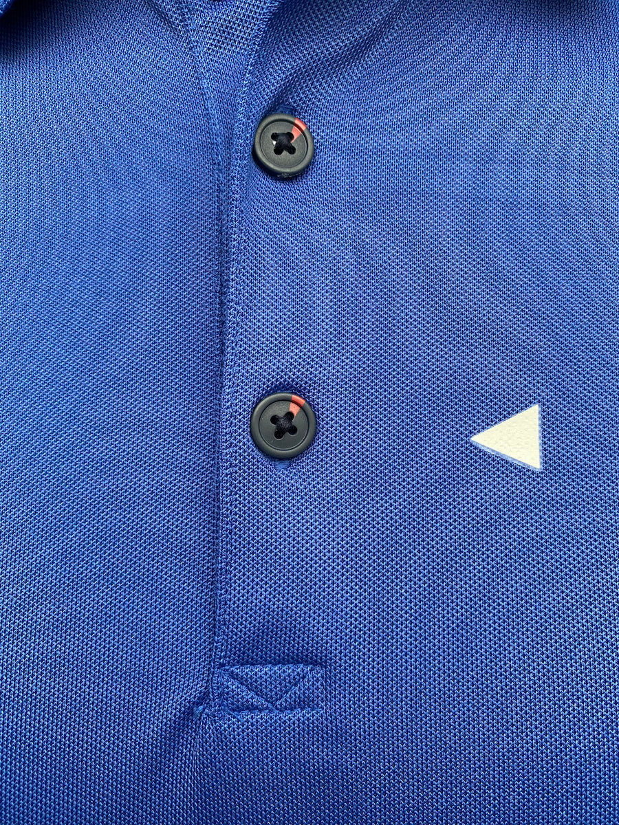 Womens Shimmer Crest Stretch Polo