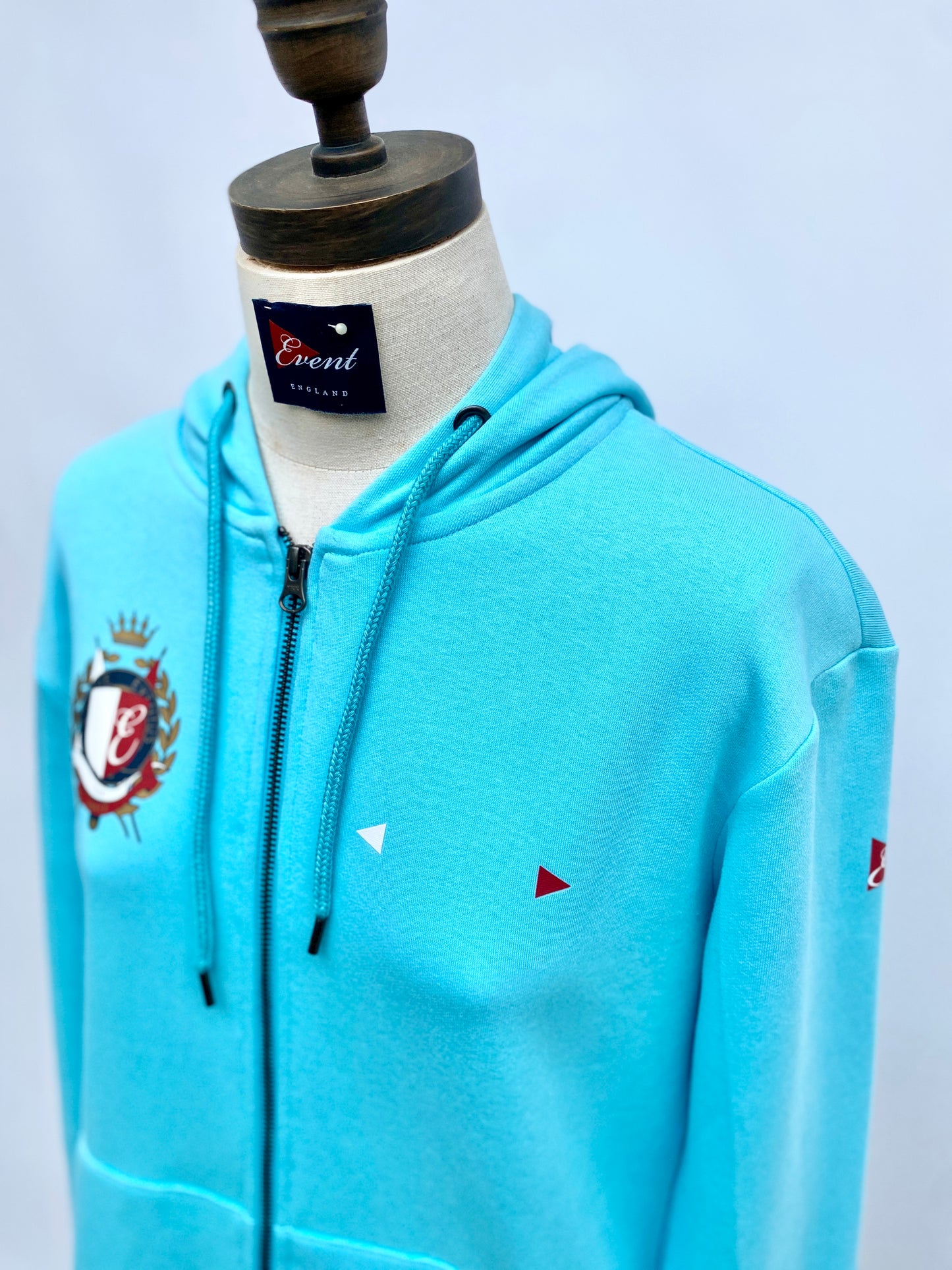 Womens Crest Zip Hoodie