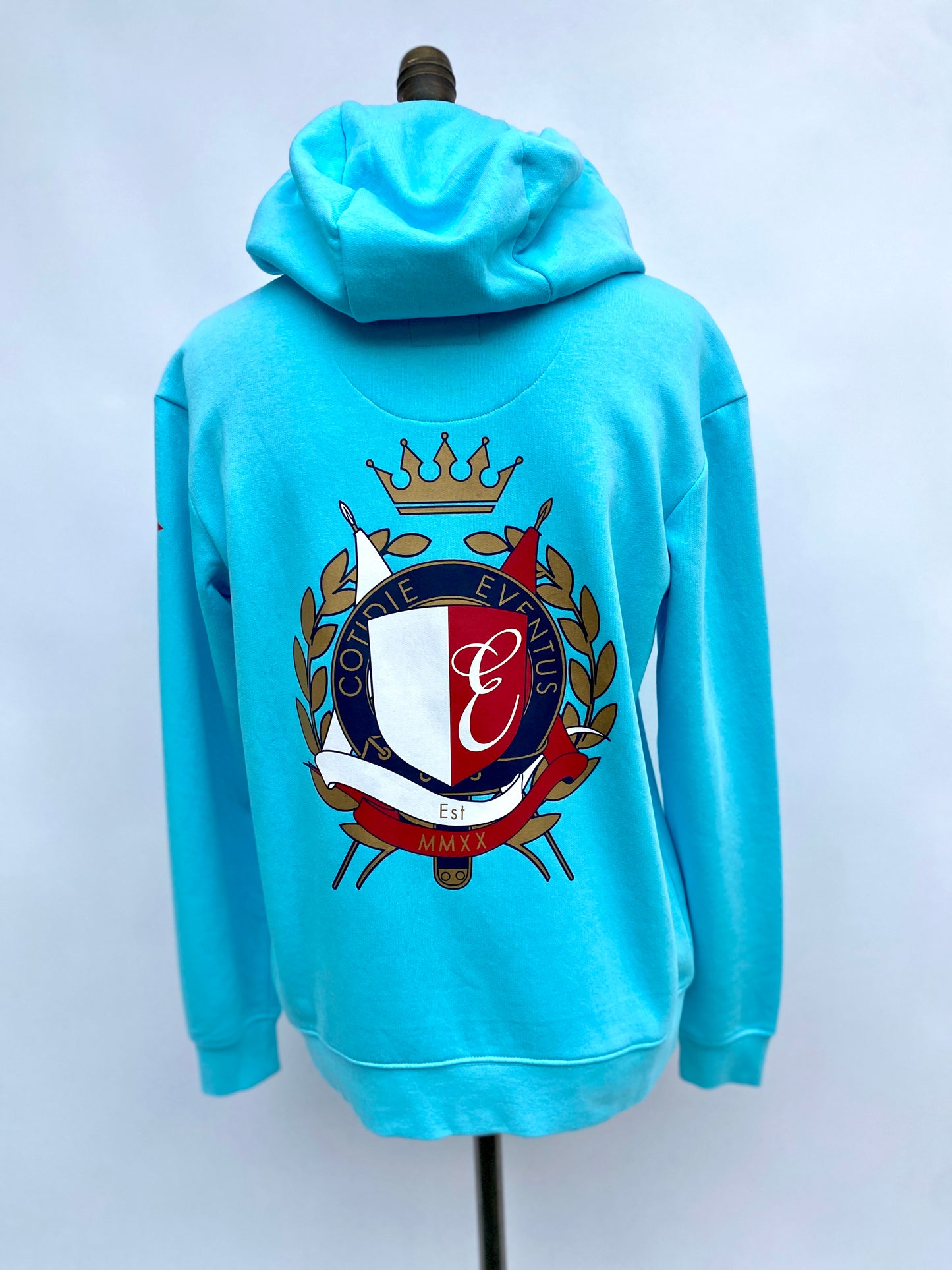 Womens Crest Zip Hoodie