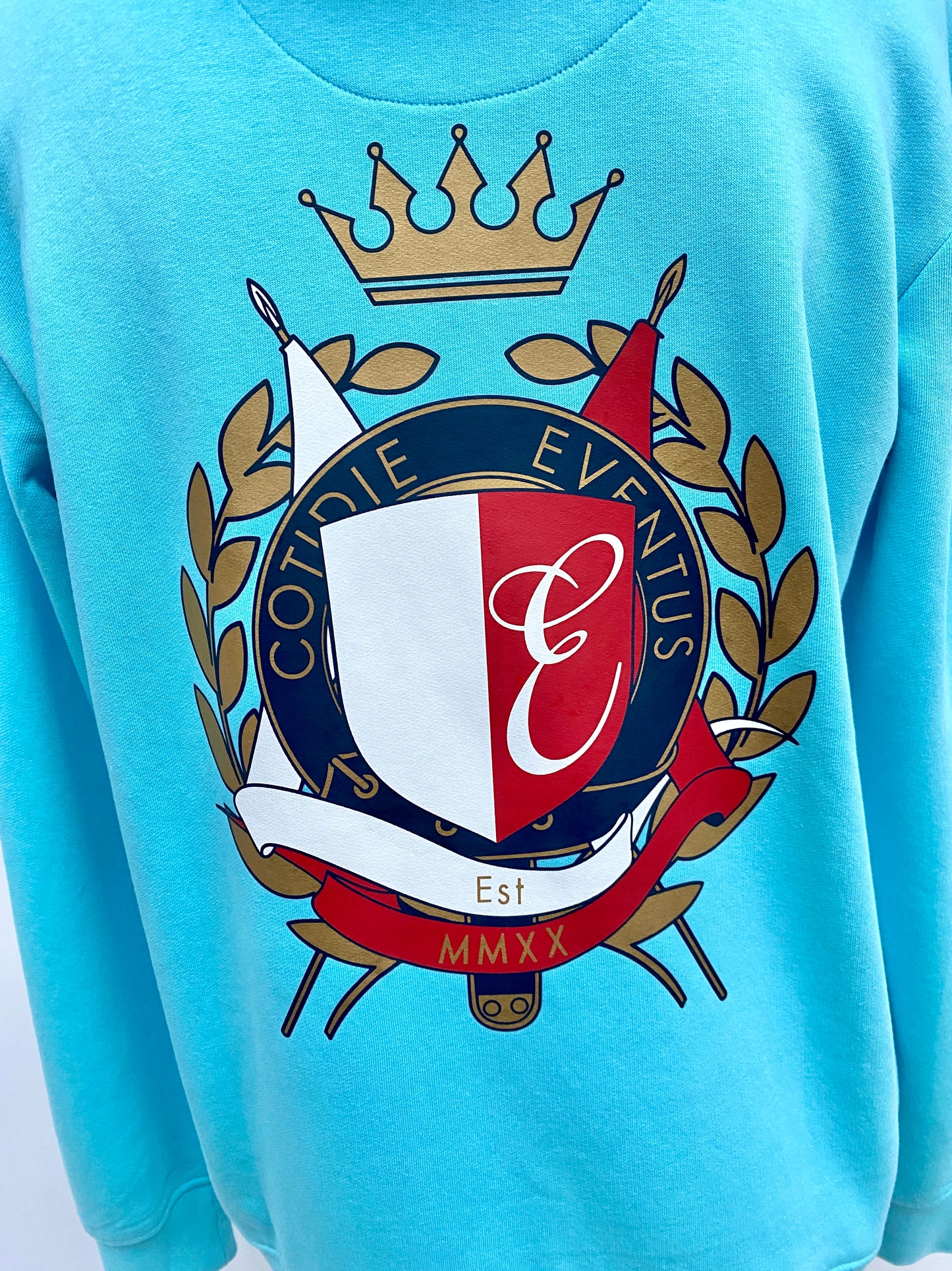 Womens Crest Zip Hoodie