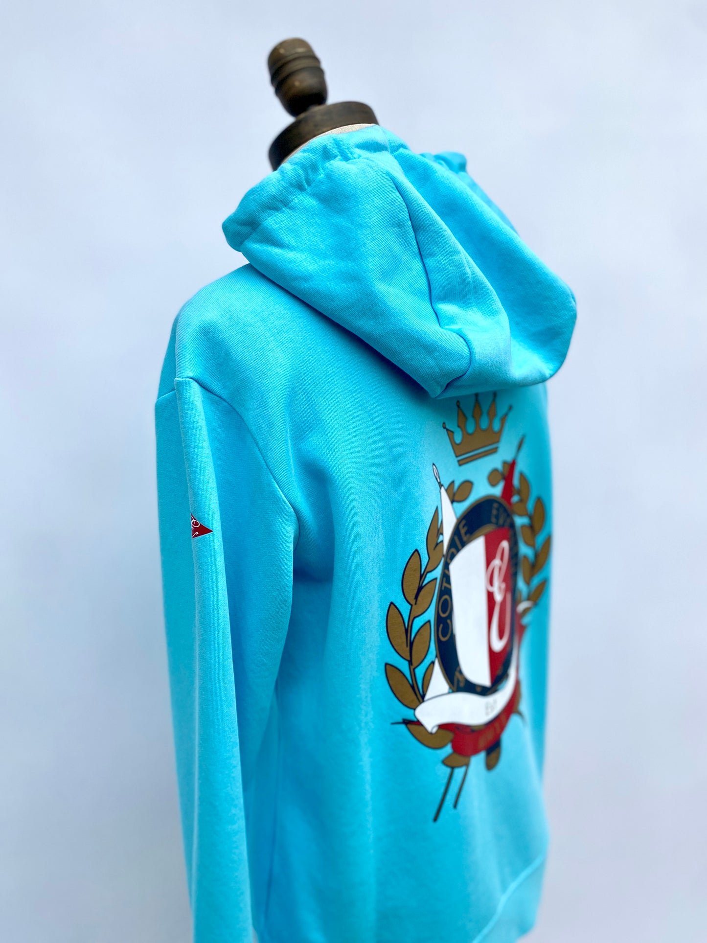 Womens Crest Zip Hoodie