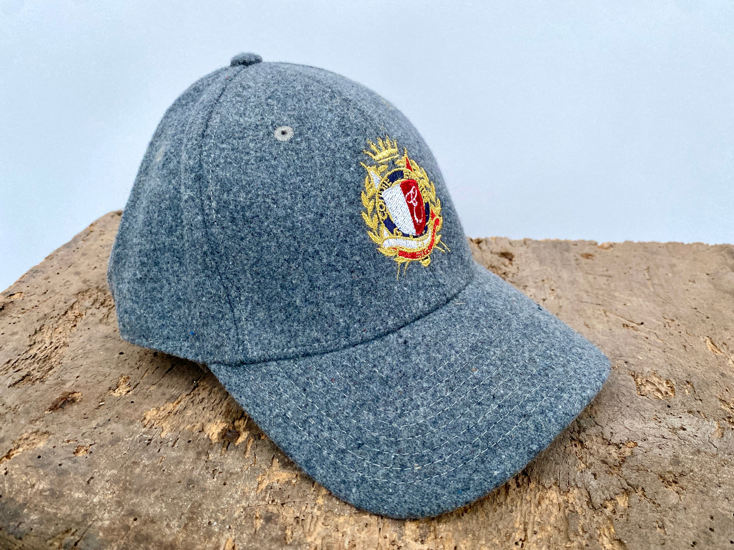 Melton Wool Crest Baseball Cap
