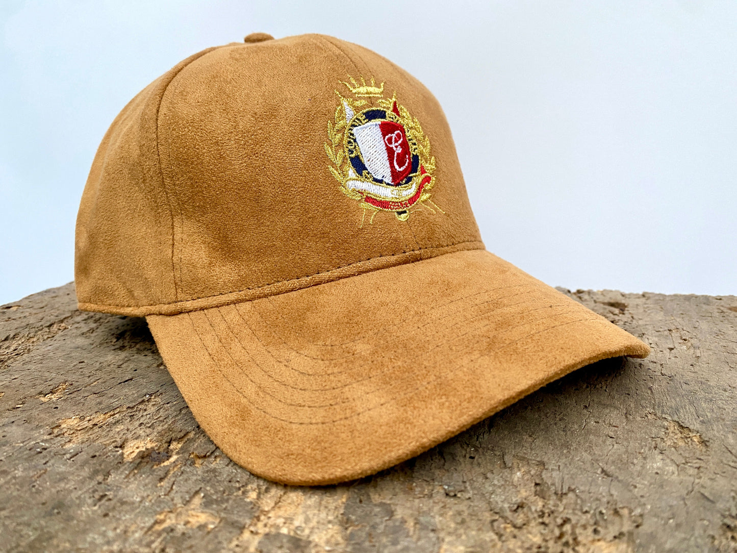 Suede Heritage Crest Baseball Cap