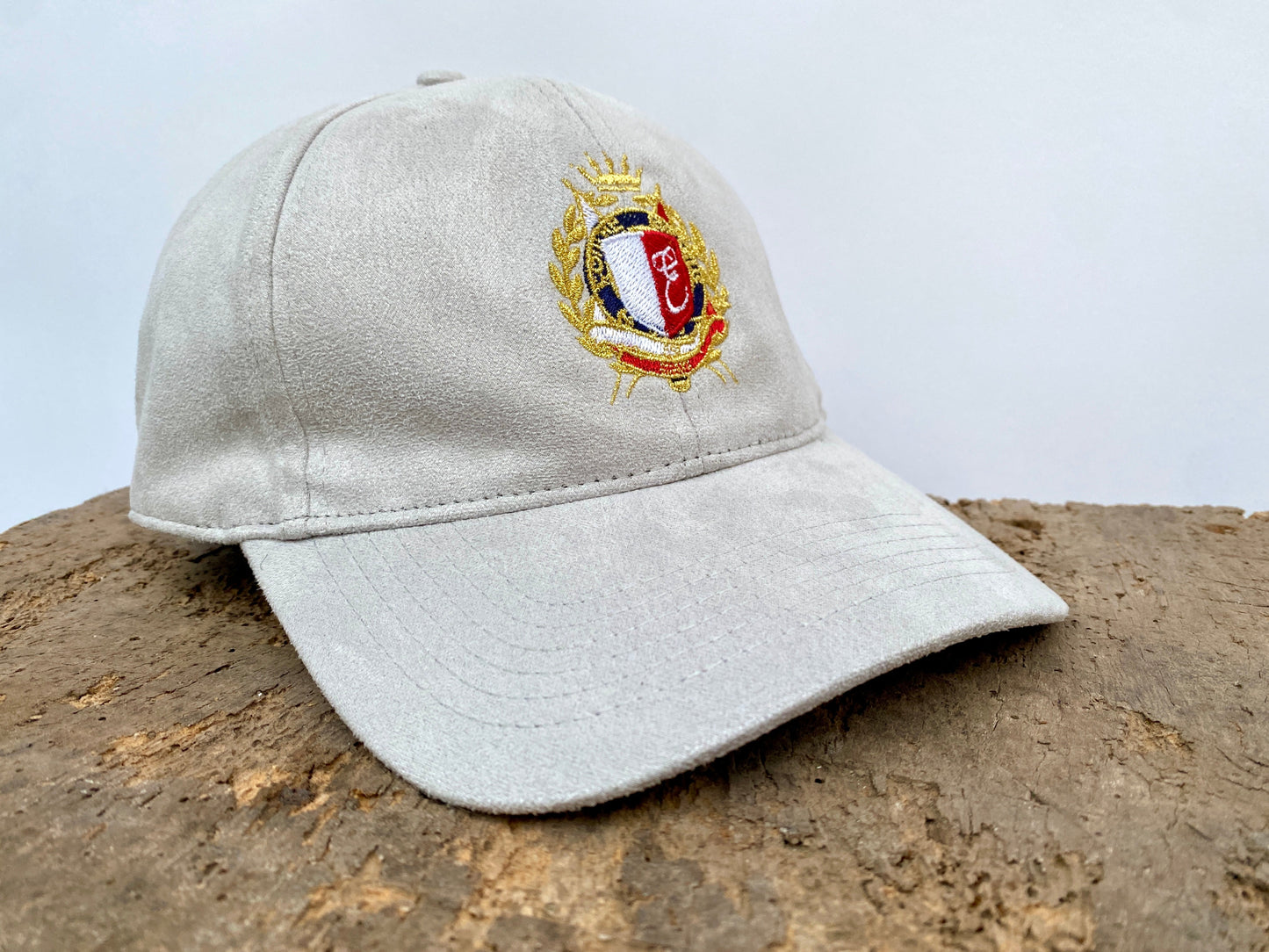 Suede Heritage Crest Baseball Cap