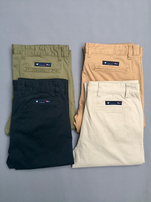 Mens Stretch Chino Trousers