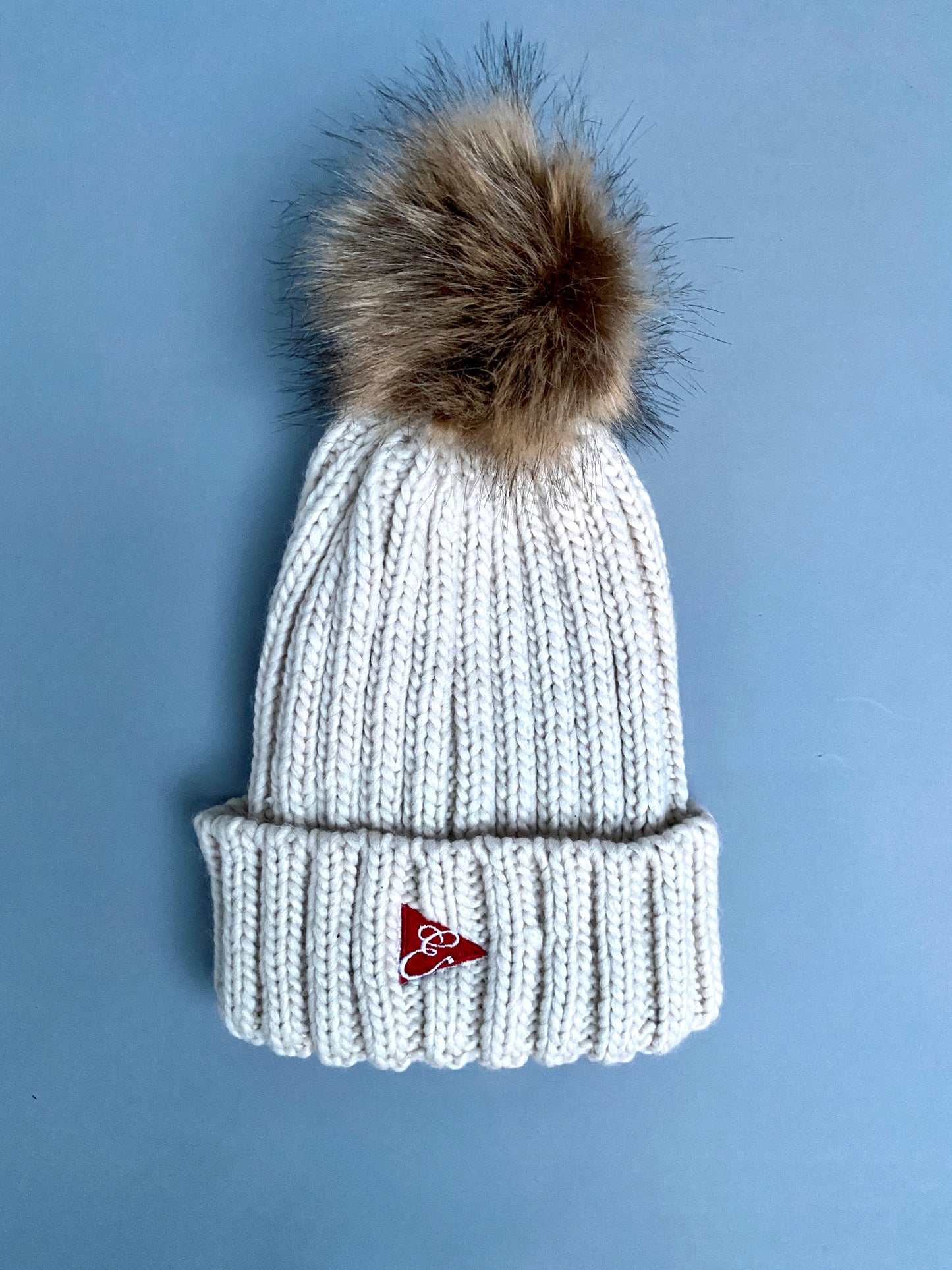 Chunky Rib Pom Pom Beanie