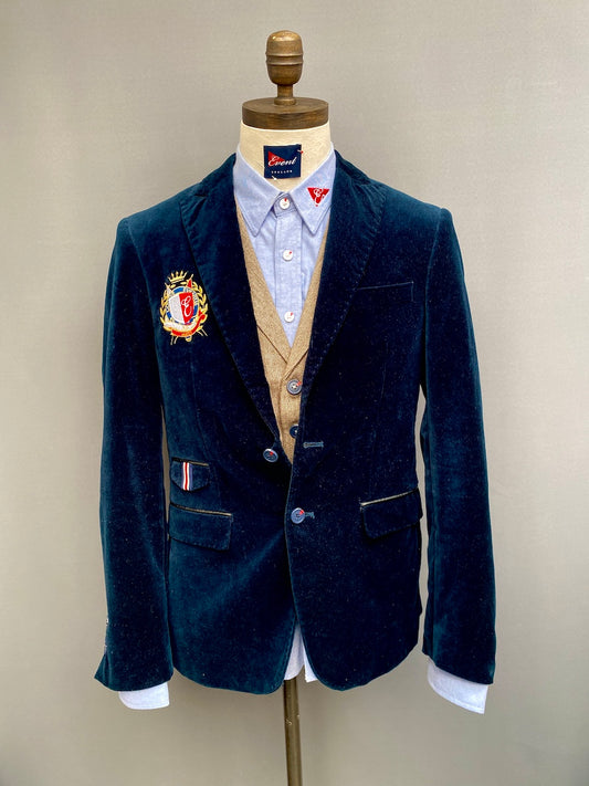 Mens Velvet Crest Jacket - Trot Up Burghley'25 & Won Best Dressed Trot Up Badminton'23