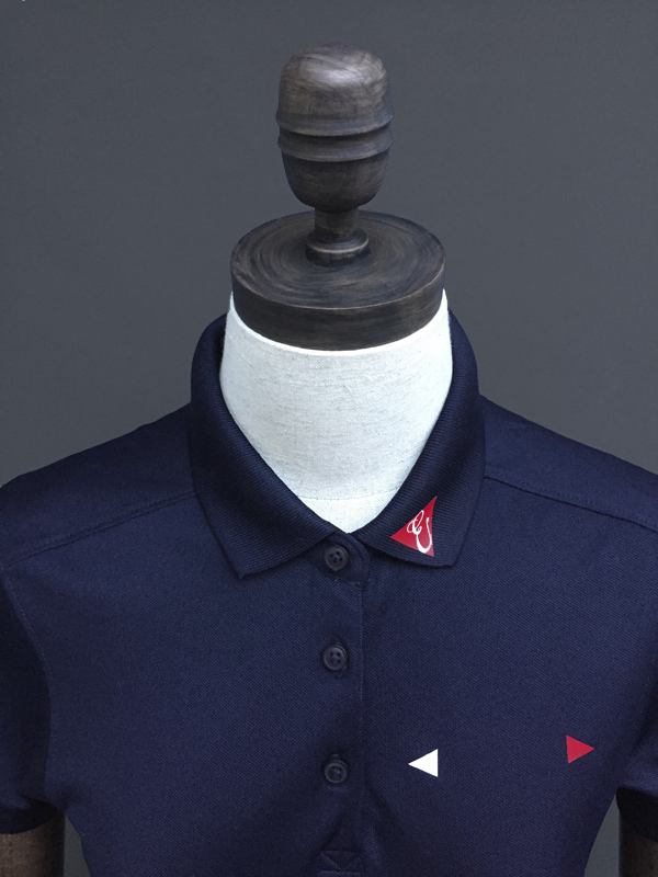 Womens Shimmer Stretch Polo