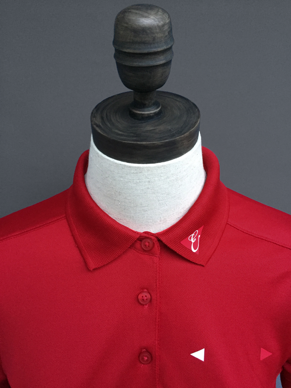 Womens Shimmer Stretch Polo