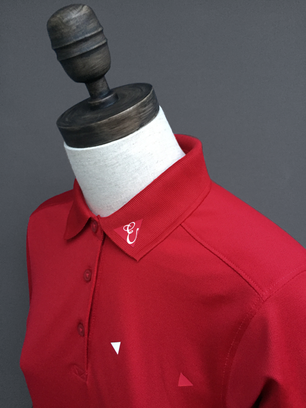 Womens Shimmer Stretch Polo