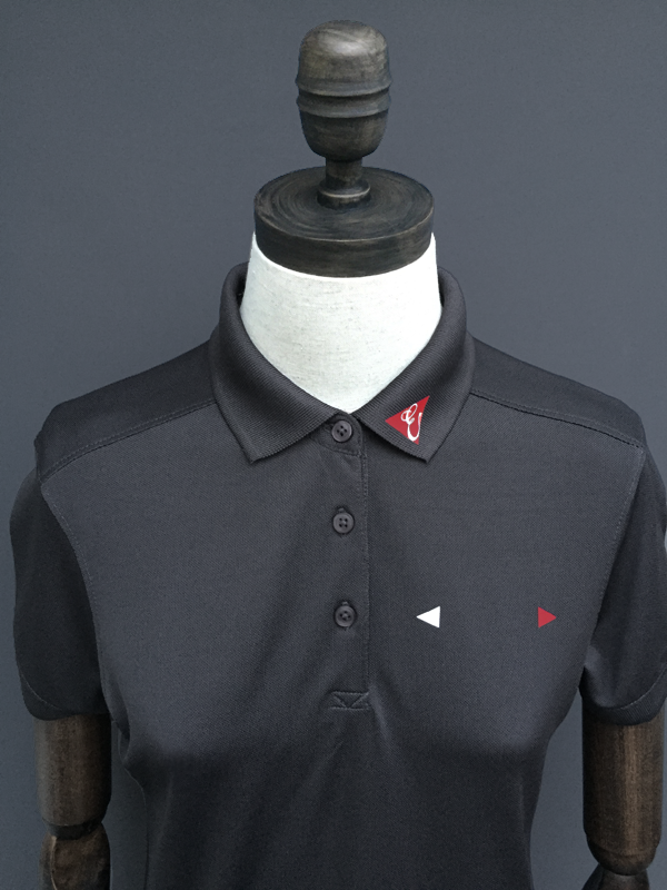 Womens Shimmer Stretch Polo