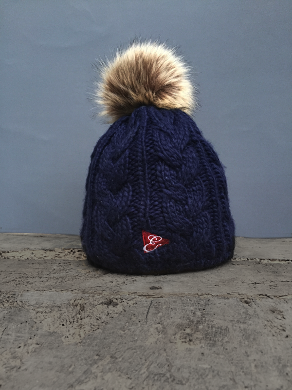 Cable Pom Pom Beanie