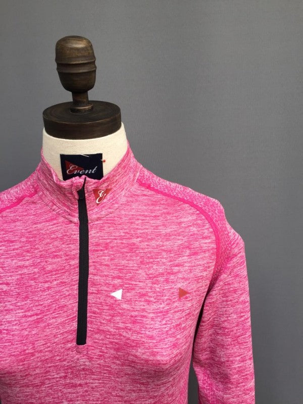 Womens 3D Stretch Zip Top