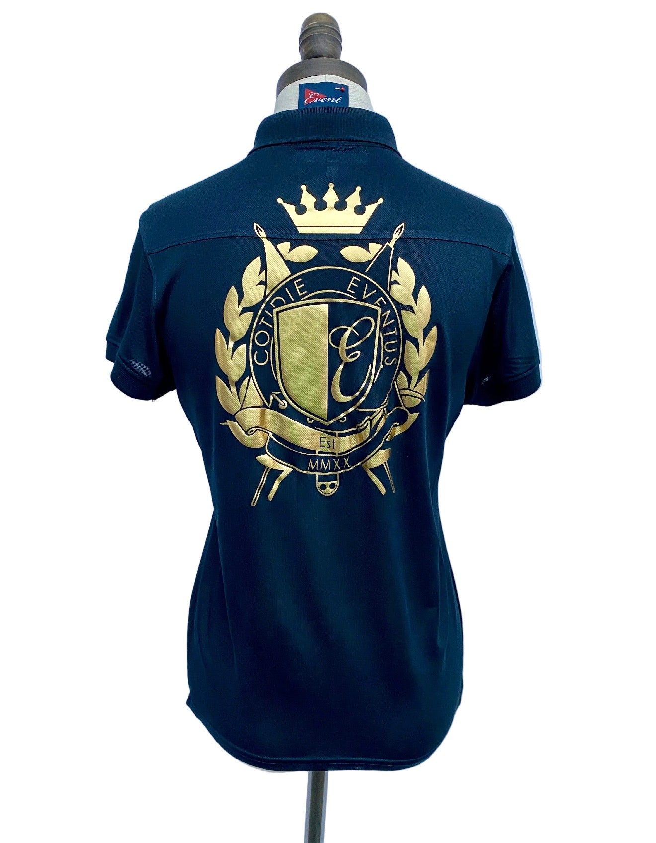 Event Shimmer Gold Crest Technical Polo