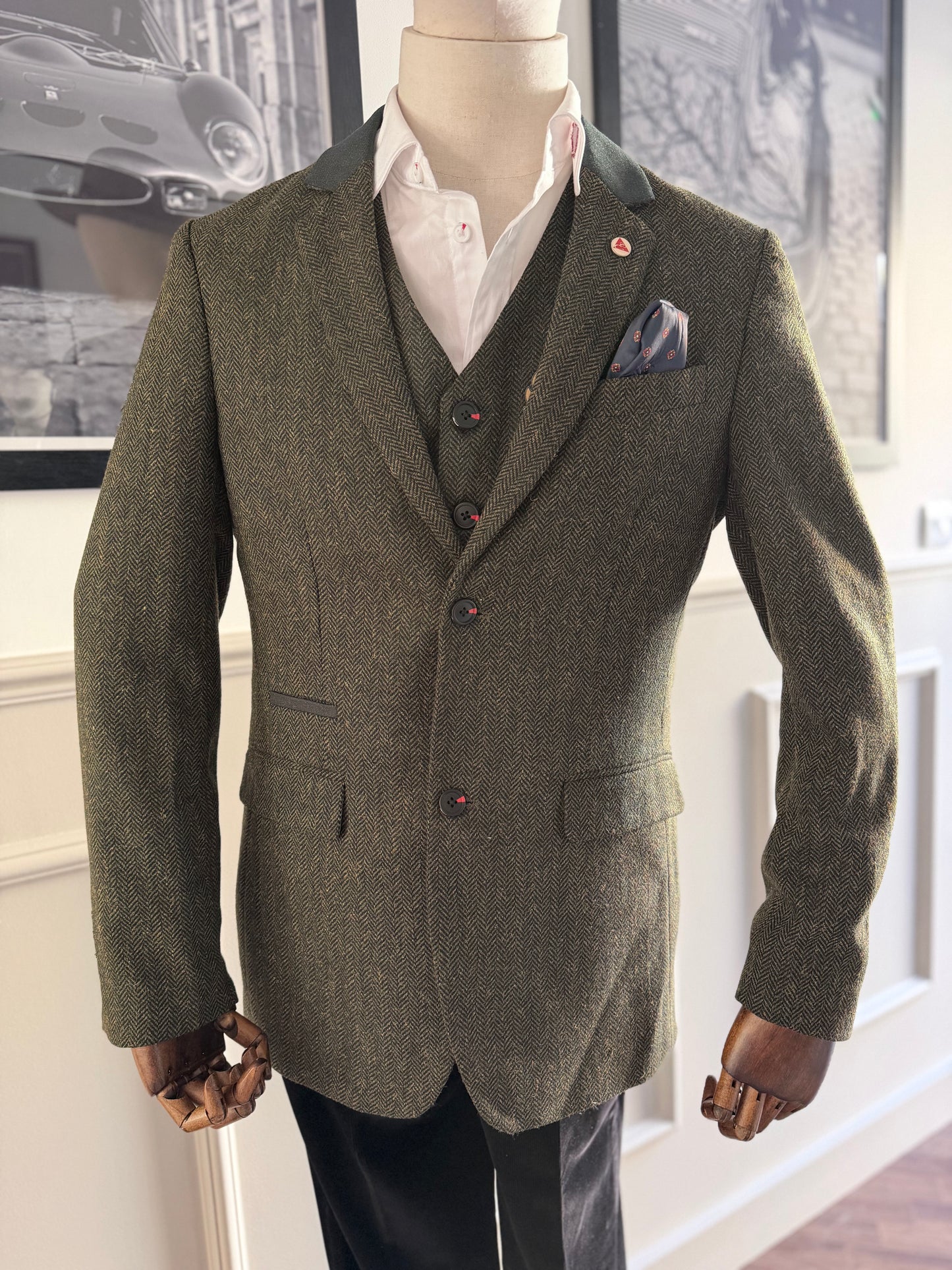 Event Tweed Waistcoat & Jacket 2 Piece