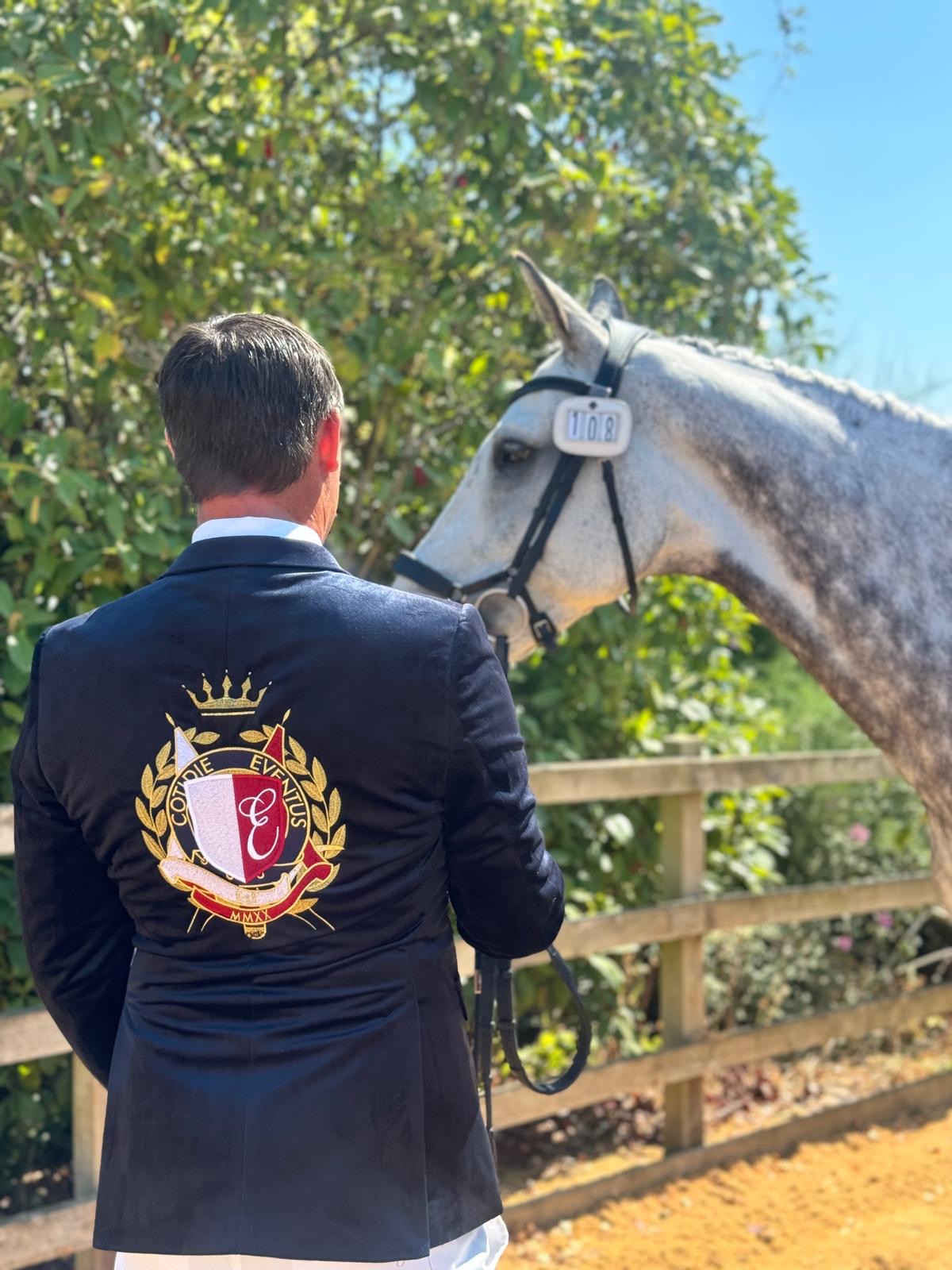 Event Crest Velvet Jacket