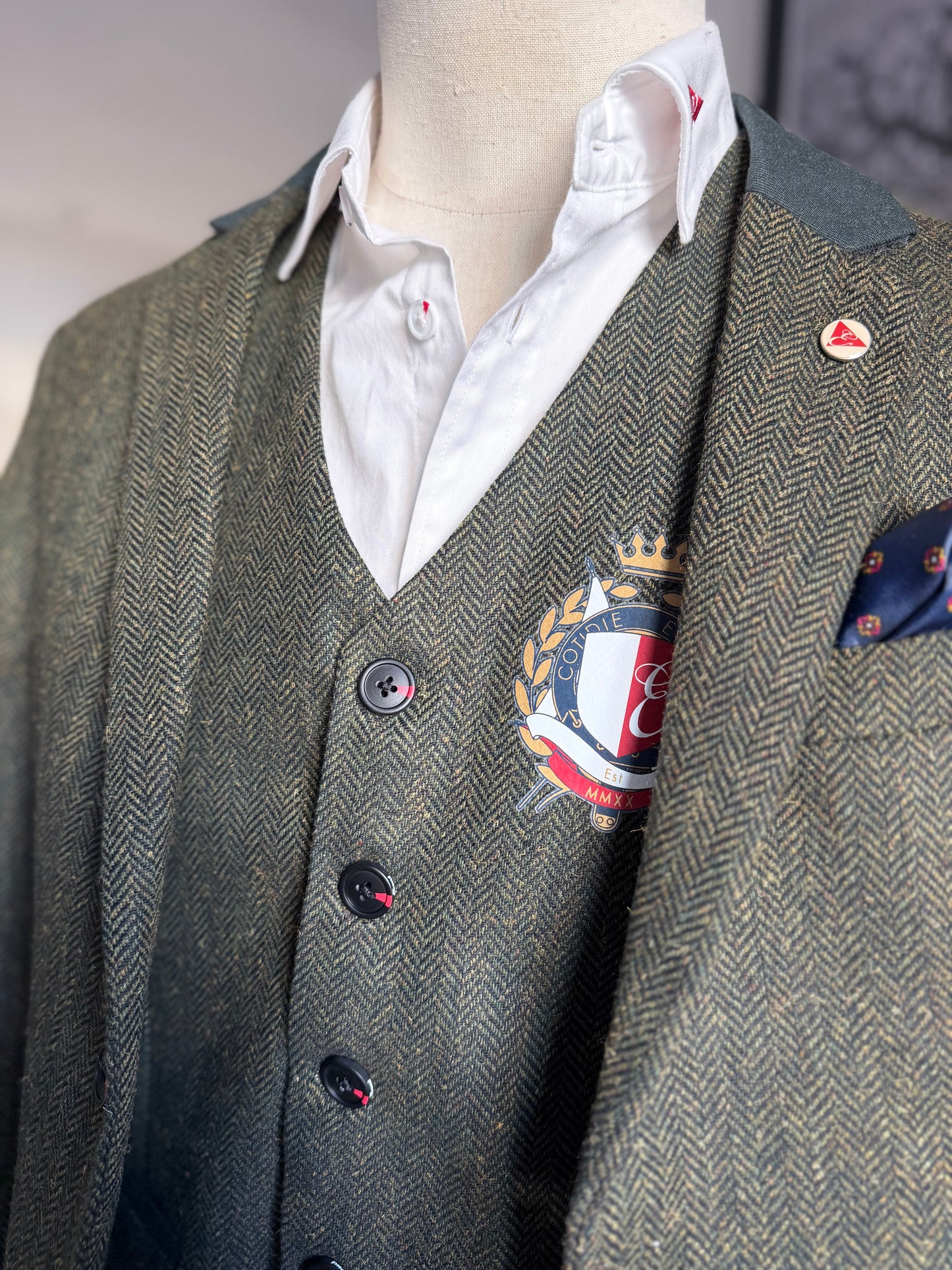 Event Tweed Waistcoat & Jacket 2 Piece