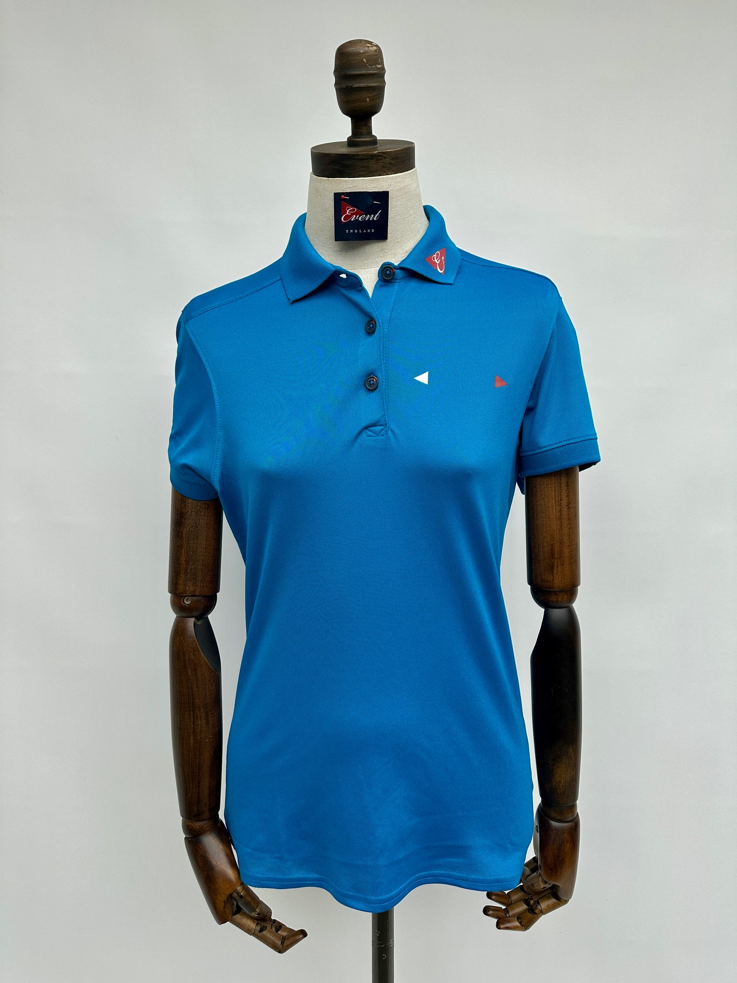 Womens Shimmer Stretch Flag Polo