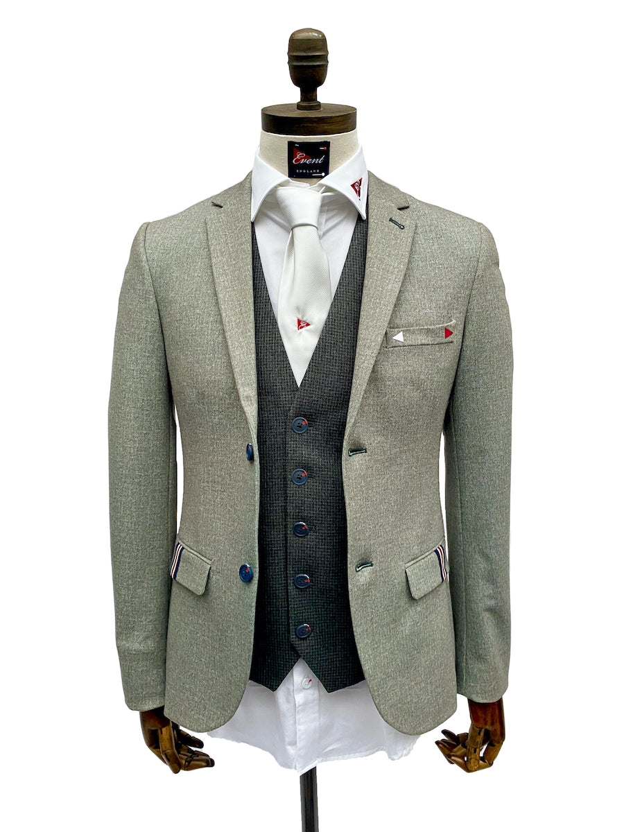 Mens Tailored Green Jacket