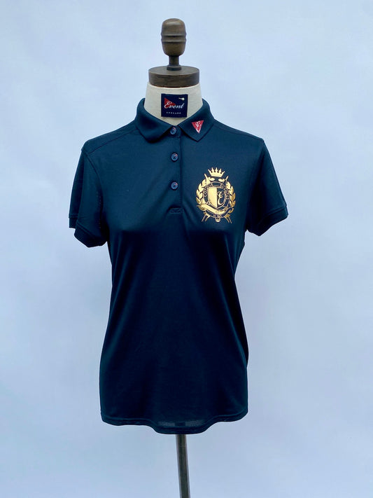 Womens Shimmer Crest Technical Polo