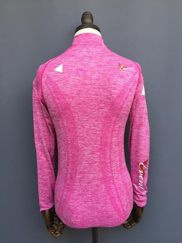 Womens 3D Stretch Zip Top